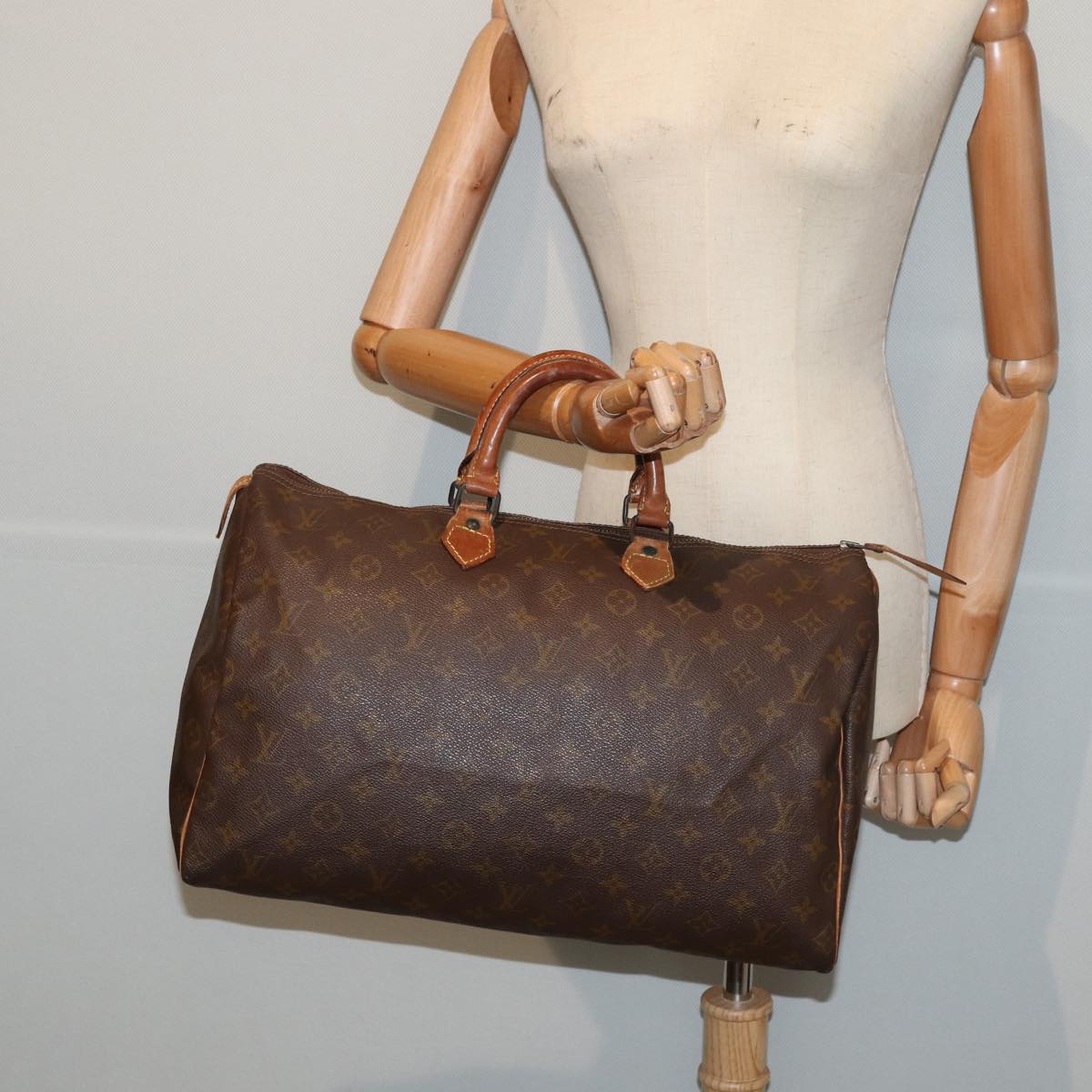 LOUIS VUITTON Monogram Speedy 40 Hand Bag Vintage M41522 LV Auth hk1518