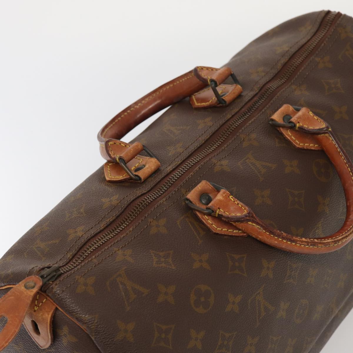 LOUIS VUITTON Monogram Speedy 40 Hand Bag Vintage M41522 LV Auth hk1518