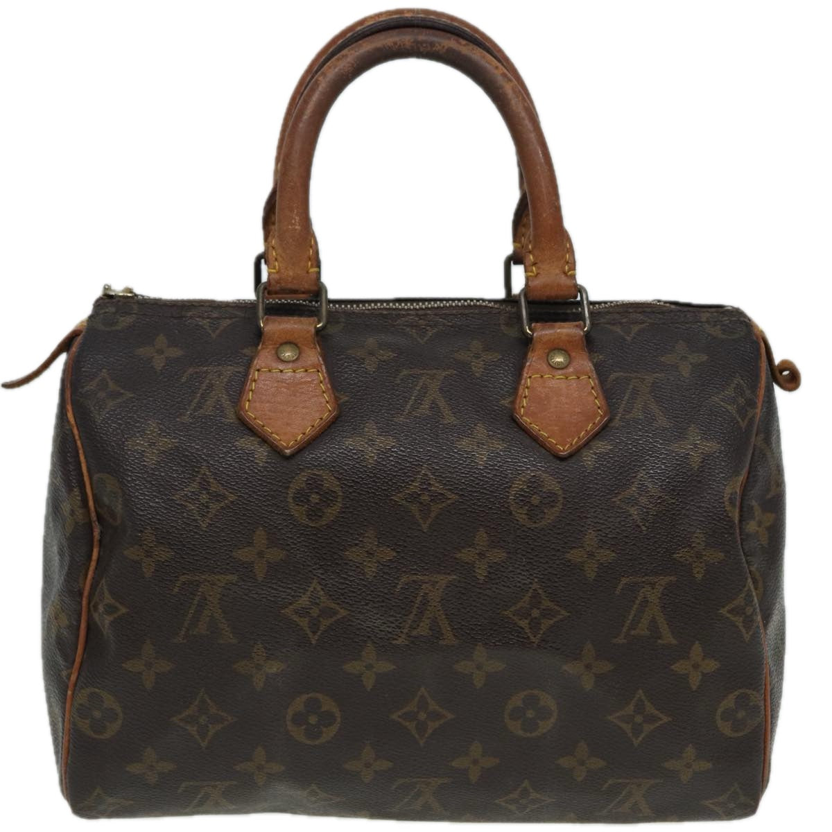 LOUIS VUITTON Monogram Speedy 25 Hand Bag M41528 LV Auth hk1519