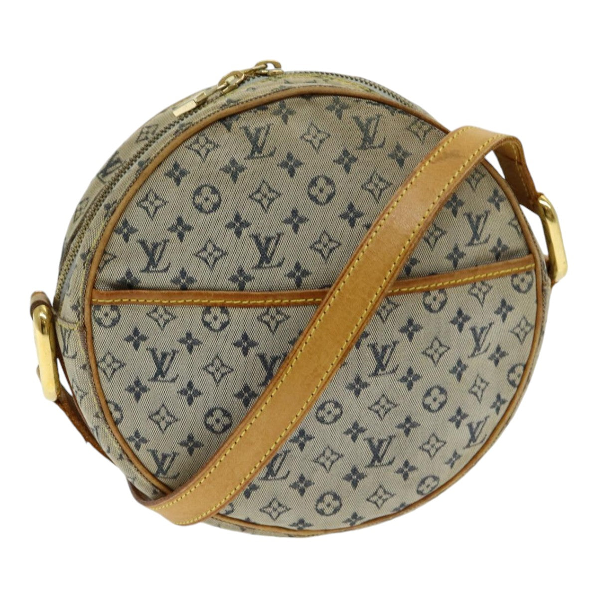 LOUIS VUITTON Monogram Mini Jeanne GM Shoulder Bag Blue M92000 LV Auth hk1522