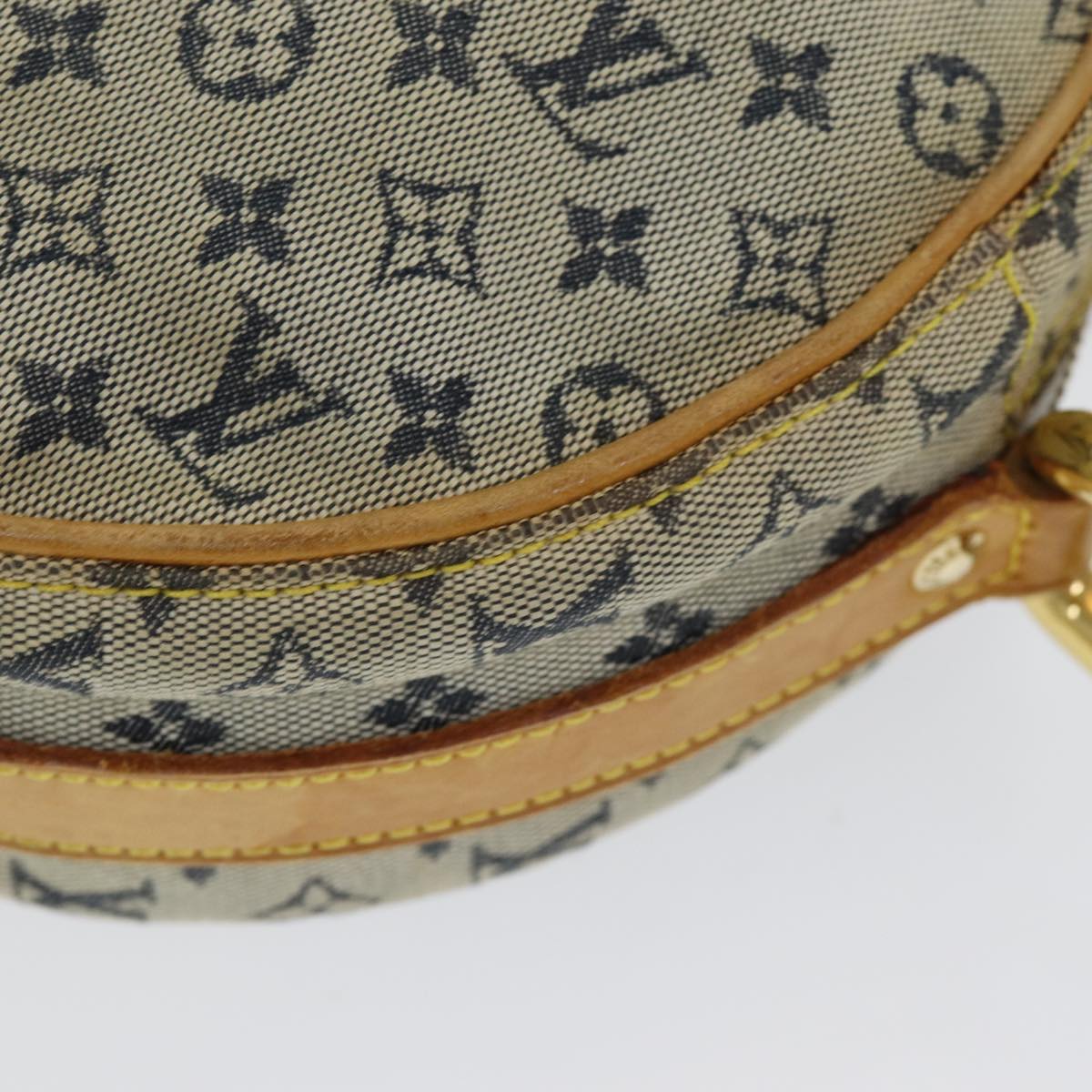 LOUIS VUITTON Monogram Mini Jeanne GM Shoulder Bag Blue M92000 LV Auth hk1522