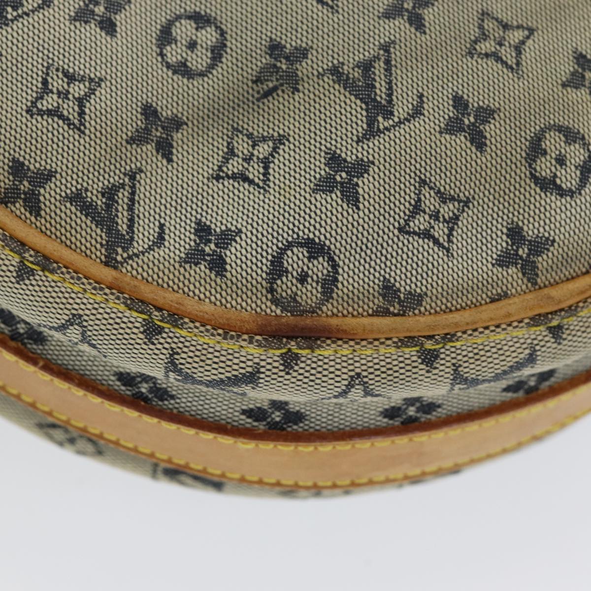 LOUIS VUITTON Monogram Mini Jeanne GM Shoulder Bag Blue M92000 LV Auth hk1522