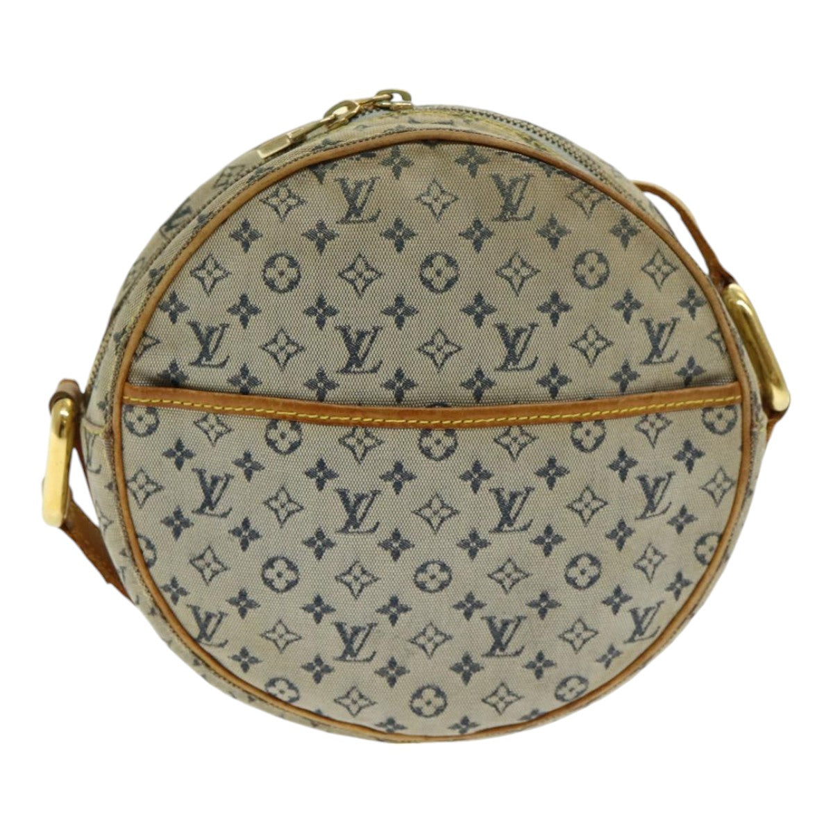 LOUIS VUITTON Monogram Mini Jeanne GM Shoulder Bag Blue M92000 LV Auth hk1522