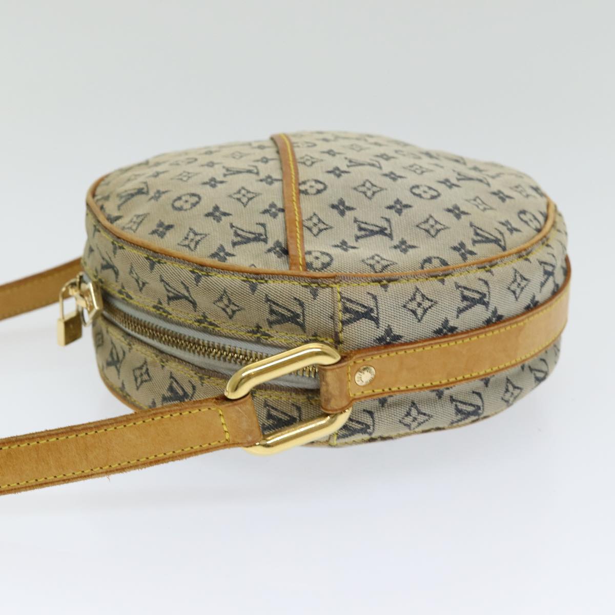 LOUIS VUITTON Monogram Mini Jeanne GM Shoulder Bag Blue M92000 LV Auth hk1522