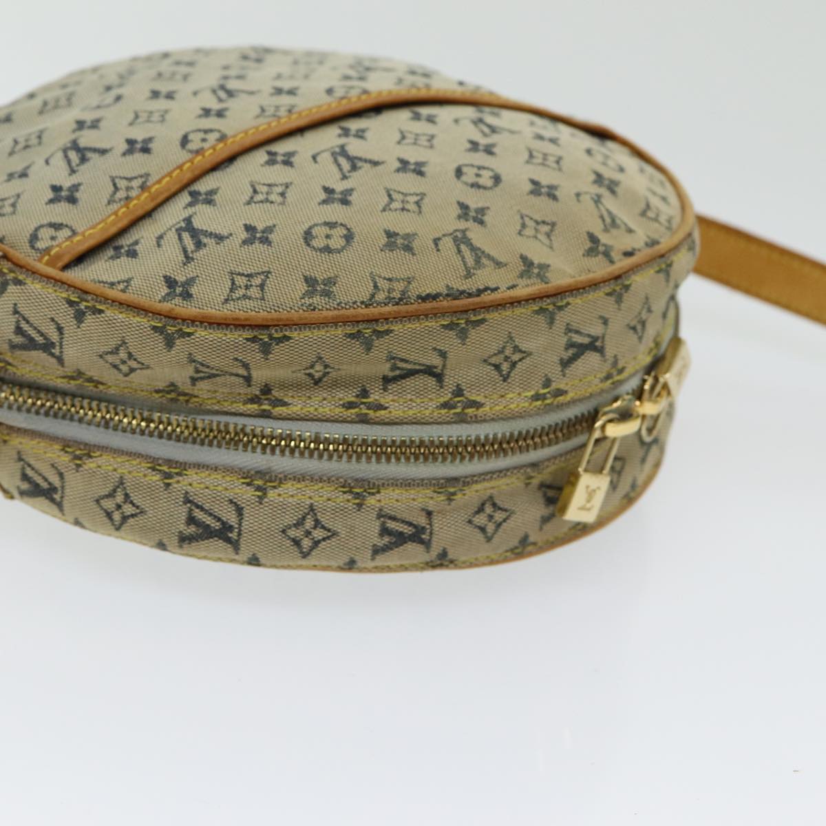 LOUIS VUITTON Monogram Mini Jeanne GM Shoulder Bag Blue M92000 LV Auth hk1522