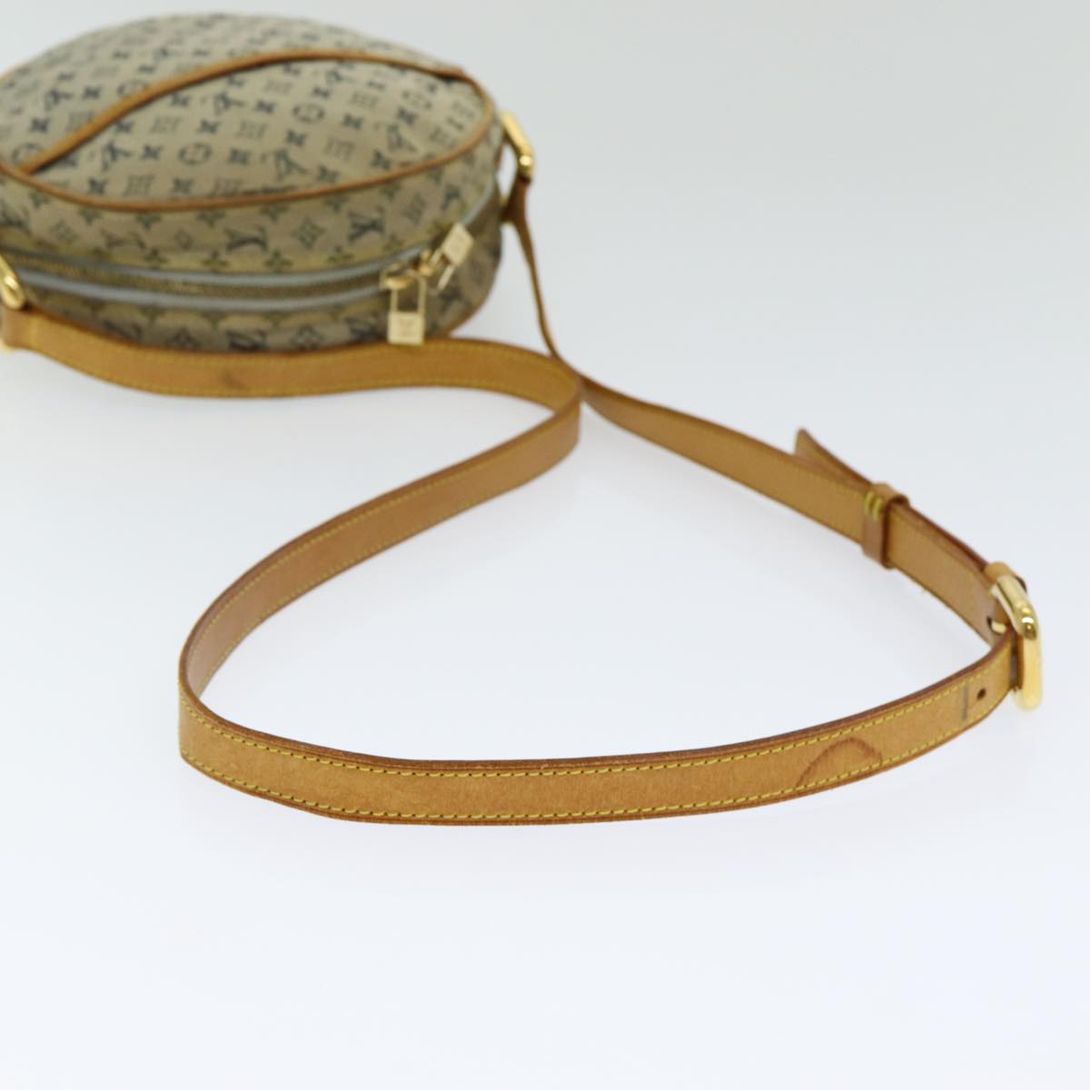 LOUIS VUITTON Monogram Mini Jeanne GM Shoulder Bag Blue M92000 LV Auth hk1522