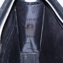 BURBERRY Clutch Bag Leather Black Auth hk1528-18