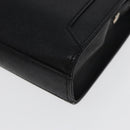 BURBERRY Clutch Bag Leather Black Auth hk1528-7