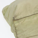 PRADA Tote Bag Nylon Silver Pistachio Green Auth hk1563-15