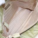 PRADA Tote Bag Nylon Silver Pistachio Green Auth hk1563-10