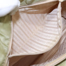 PRADA Tote Bag Nylon Silver Pistachio Green Auth hk1563-21
