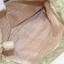 PRADA Tote Bag Nylon Silver Pistachio Green Auth hk1563-11