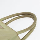 PRADA Tote Bag Nylon Silver Pistachio Green Auth hk1563-8