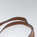 LOEWE Anagram Tote Bag Canvas Leather Orange Brown Auth hk1621-8