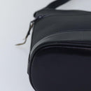 Burberrys Shoulder Bag Nylon Leather Navy Gold Auth hk1626-9