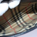 Burberrys Shoulder Bag Nylon Leather Navy Gold Auth hk1626-12