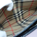 Burberrys Shoulder Bag Nylon Leather Navy Gold Auth hk1626-19