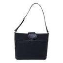 Burberrys Shoulder Bag Nylon Leather Navy Gold Auth hk1626-13