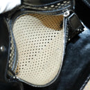 FENDI Hand Bag Enamel Black 8BN157 Auth hk1661-22