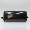 FENDI Hand Bag Enamel Black 8BN157 Auth hk1661-5