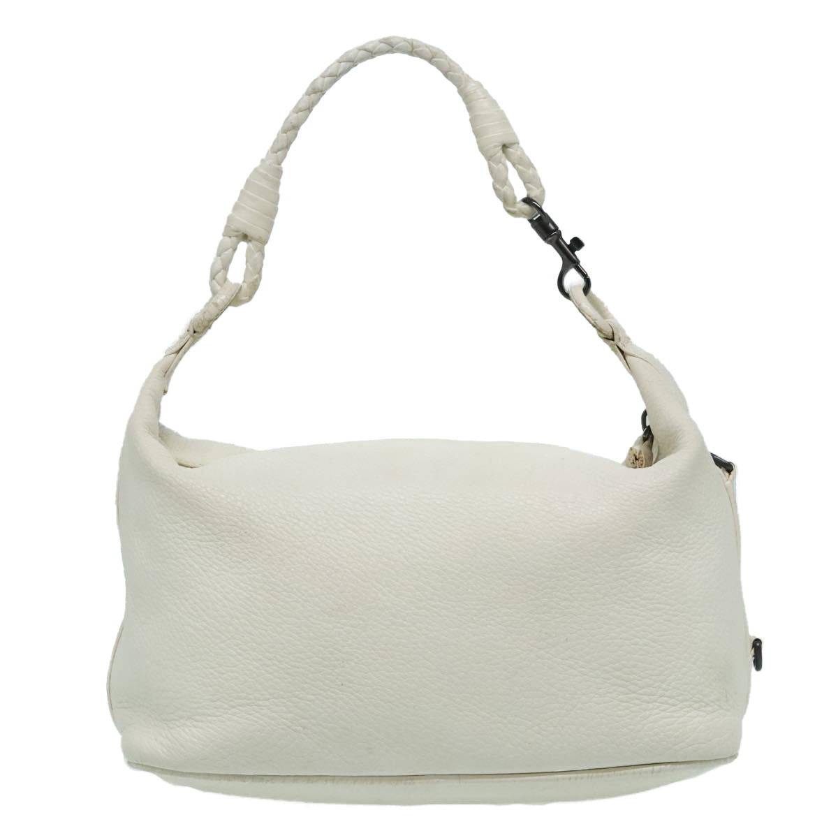 BOTTEGAVENETA Hand Bag Leather White Auth hk1675 - 0