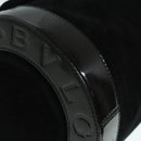 BVLGARI Hand Bag Suede Brown Auth hk1677-9