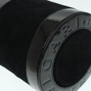 BVLGARI Hand Bag Suede Brown Auth hk1677-16