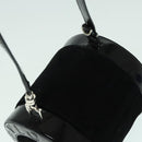 BVLGARI Hand Bag Suede Brown Auth hk1677-6