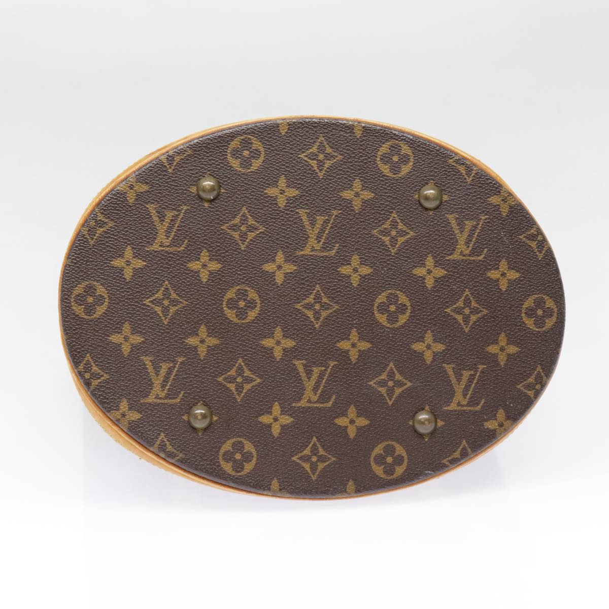 LOUIS VUITTON Monogram Bucket GM Shoulder Bag M42236 LV Auth hk1680