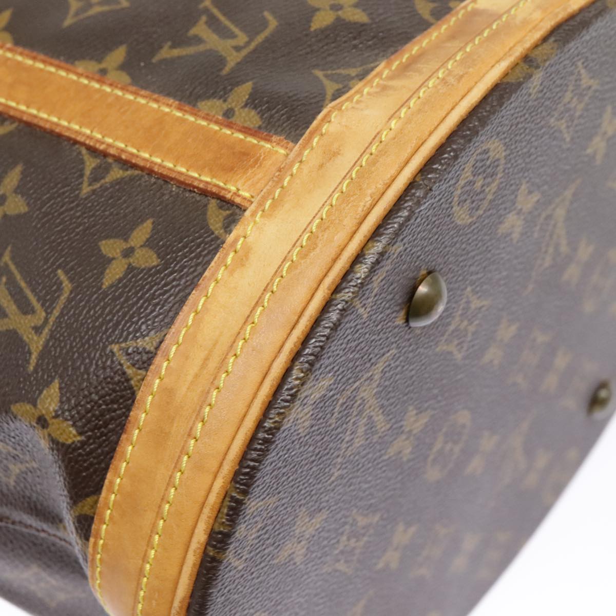 LOUIS VUITTON Monogram Bucket GM Shoulder Bag M42236 LV Auth hk1680