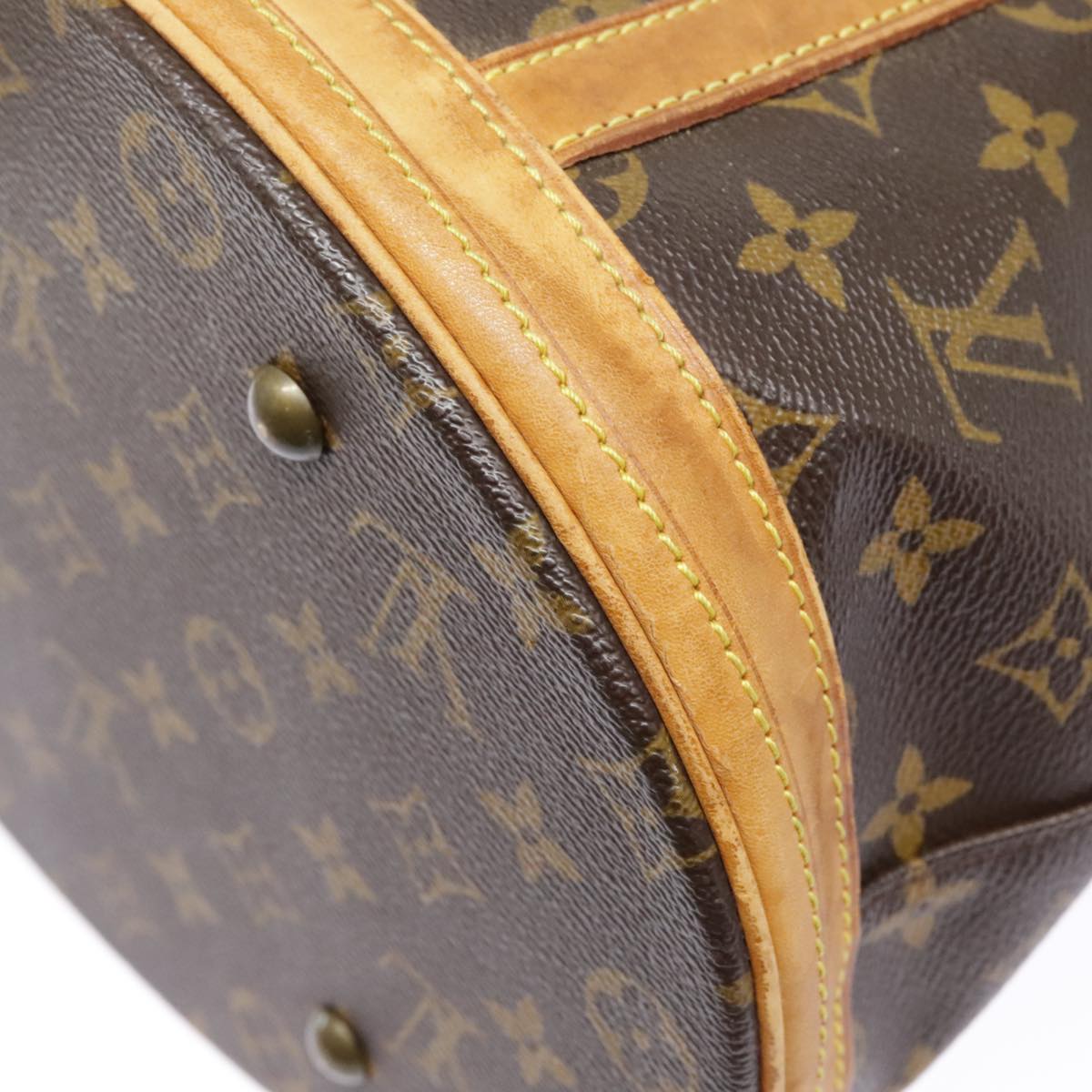 LOUIS VUITTON Monogram Bucket GM Shoulder Bag M42236 LV Auth hk1680