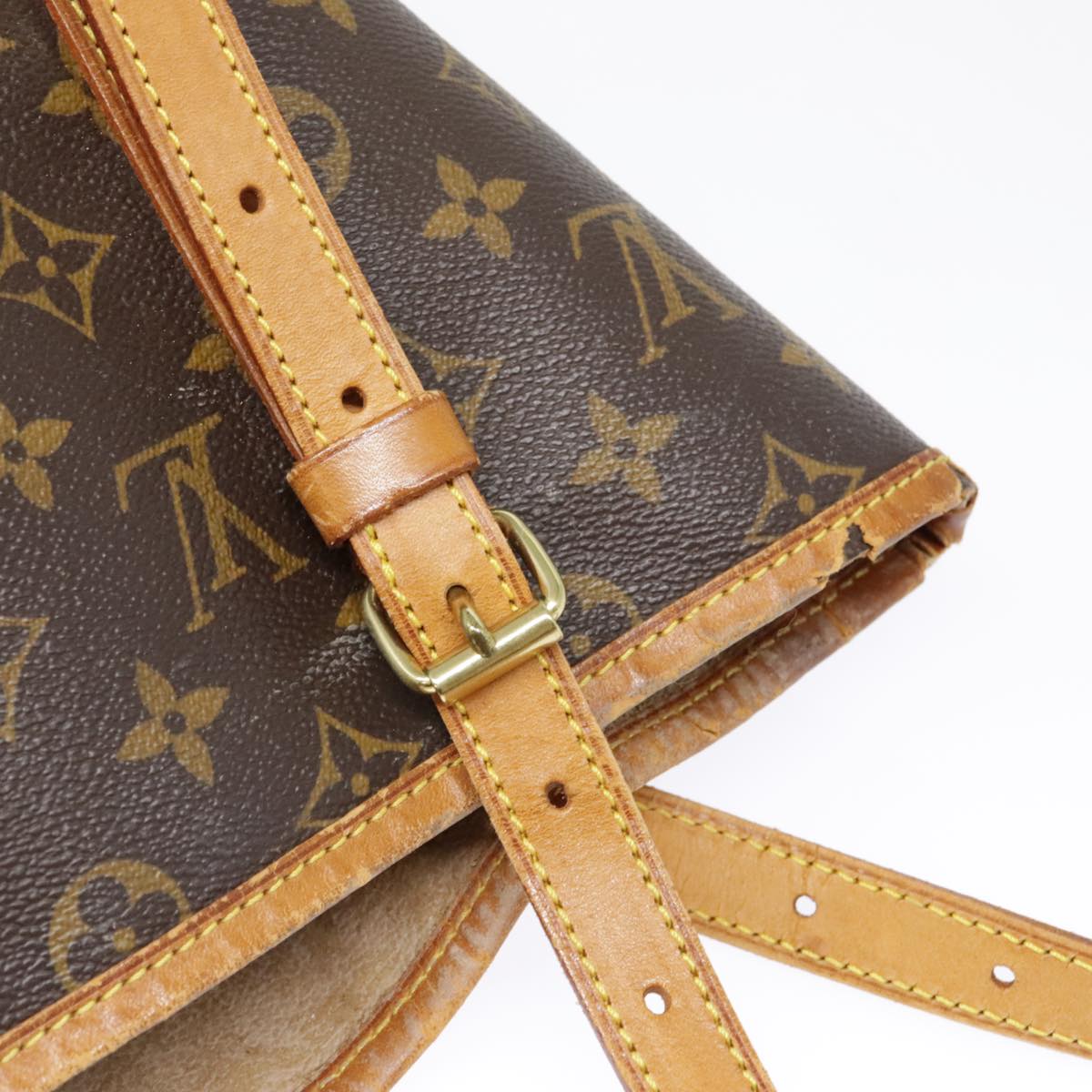 LOUIS VUITTON Monogram Bucket GM Shoulder Bag M42236 LV Auth hk1680