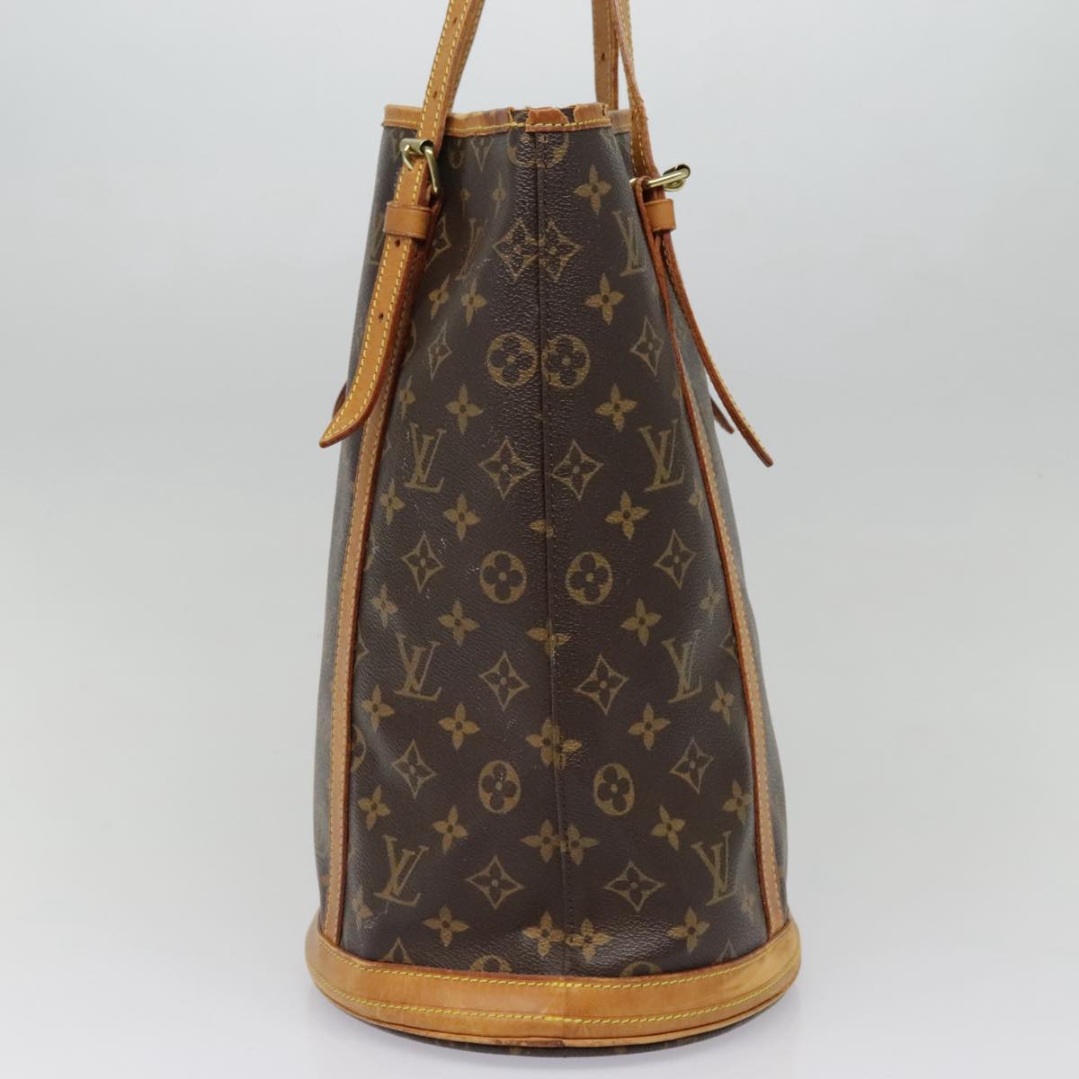 LOUIS VUITTON Monogram Bucket GM Shoulder Bag M42236 LV Auth hk1680