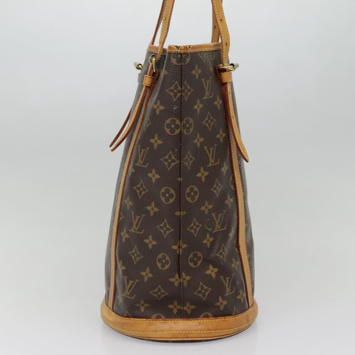 LOUIS VUITTON Monogram Bucket GM Shoulder Bag M42236 LV Auth hk1680