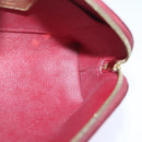 LOUIS VUITTON Vernis Rayure Pochette Cosmetic Pomme D'amour M91721 Auth hk1684-17