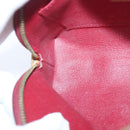 LOUIS VUITTON Vernis Rayure Pochette Cosmetic Pomme D'amour M91721 Auth hk1684-18