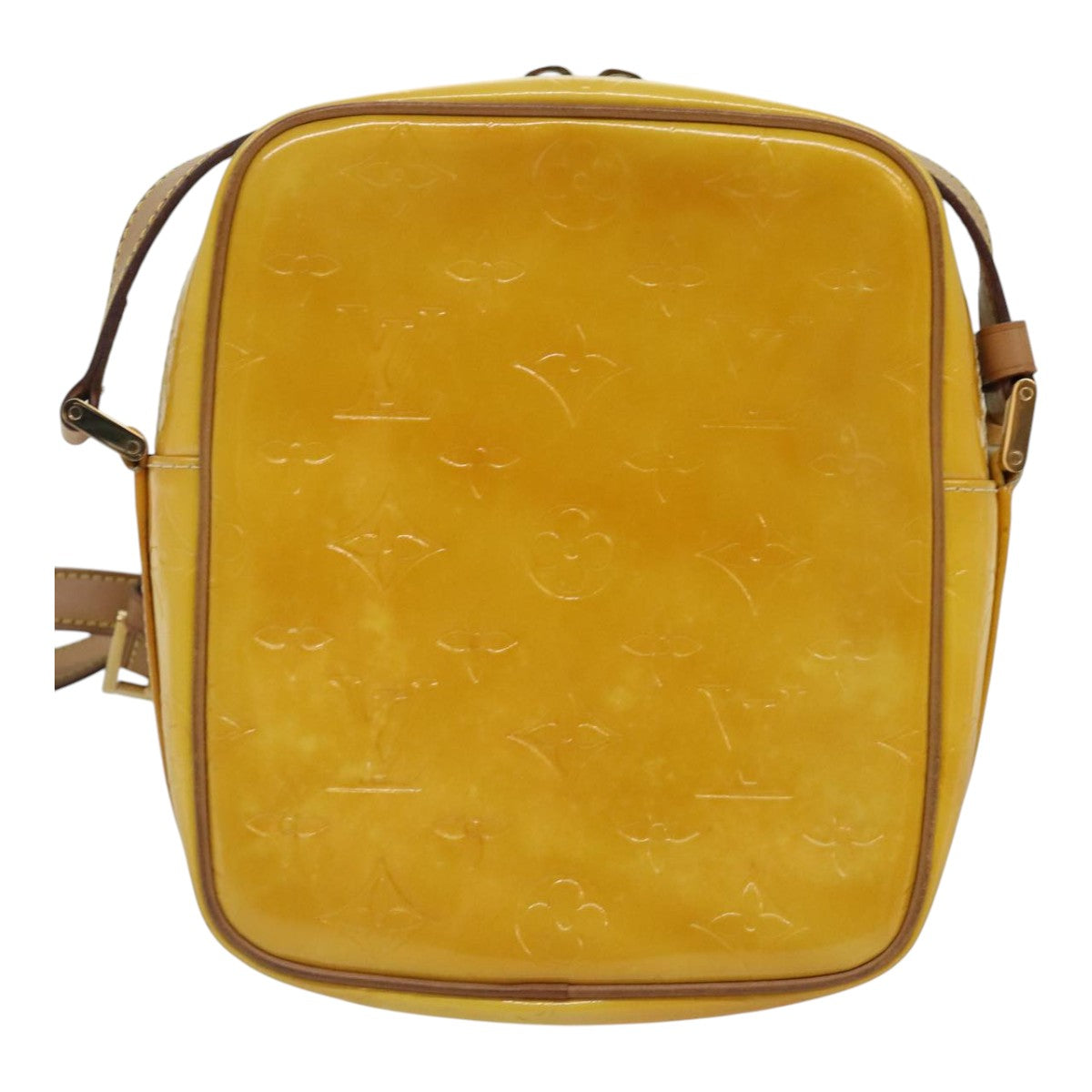 LOUIS VUITTON Monogram Vernis Wooster Shoulder Bag Yellow M91075 LV Auth hk1687 - 0