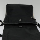 BURBERRY Nova Check Shoulder Bag Canvas Leather Beige Black Auth hk1703-17