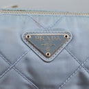 PRADA Shoulder Bag Nylon Baby Blue Auth hk1707-17