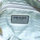 PRADA Shoulder Bag Nylon Baby Blue Auth hk1707-18