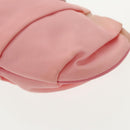 PRADA Pouch Nylon Pink Silver Auth hk1709-14