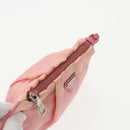 PRADA Pouch Nylon Pink Silver Auth hk1709-6