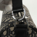 Christian Dior Trotter Canvas Oblique Shoulder Bag Blue Auth hk1747V-8