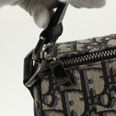 Christian Dior Trotter Canvas Oblique Shoulder Bag Blue Auth hk1747V-9