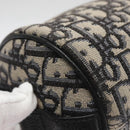 Christian Dior Trotter Canvas Oblique Shoulder Bag Blue Auth hk1747V-18