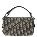 Christian Dior Trotter Canvas Oblique Shoulder Bag Blue Auth hk1747V-13