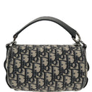 Christian Dior Trotter Canvas Oblique Shoulder Bag Blue Auth hk1747V-2