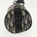 Christian Dior Trotter Canvas Oblique Shoulder Bag Blue Auth hk1747V-3