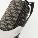 Christian Dior Trotter Canvas Oblique Shoulder Bag Blue Auth hk1747V-6