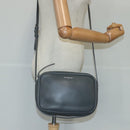 BALENCIAGA Everyday camera S Shoulder Bag Leather Gray Auth hk1763-22